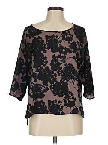 Paper Crown 3/4 Sleeve Blouse (view 1)