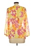 Sapphire Star 100% Polyester Yellow 3/4 Sleeve Blouse Size 12 - photo 2