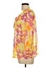 Sapphire Star 100% Polyester Yellow 3/4 Sleeve Blouse Size 12 - photo 5