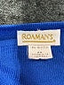 Roaman's 100% Polyester Blue Casual Dress Size 8 - photo 7