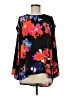 Peck & Peck 100% Polyester Black 3/4 Sleeve Blouse Size M - photo 1