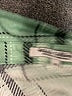 White Mark 100% Polyester Plaid Green 3/4 Sleeve Blouse Size M - photo 7