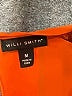 Willi Smith 100% Polyester Orange Sleeveless Blouse Size M - photo 7