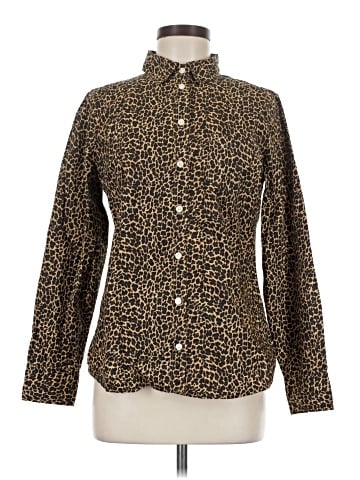 J.Crew Factory Store Long Sleeve Button-Down Shirt (view 1)