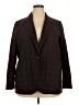 Madewell Plaid Burgundy Wool Blazer Size XXL (petite) - photo 1