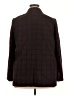 Madewell Plaid Burgundy Wool Blazer Size XXL (petite) - photo 2