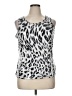 Laura Ashley Silver Sleeveless Top Size 1X - photo 1