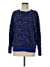Kate Spade New York 100% Cotton Animal Print Blue Pullover Sweater Size M - photo 1