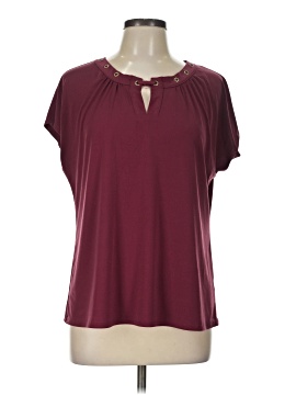 Always Indigo Short Sleeve Blouse