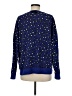 Kate Spade New York 100% Cotton Animal Print Blue Pullover Sweater Size M - photo 2