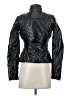New Look 100% Polyurethane Metallic Black Jacket Size S (estimated) - photo 2