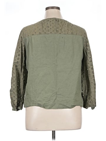 J.Crew Mercantile 3/4 Sleeve Blouse (view 2)