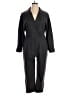 Zara Chevron-herringbone Black Jumpsuit Size XL - photo 1