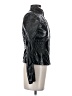 New Look 100% Polyurethane Metallic Black Jacket Size S (estimated) - photo 4