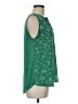 Unbranded 100% Polyester Green Sleeveless Blouse Size M - photo 4