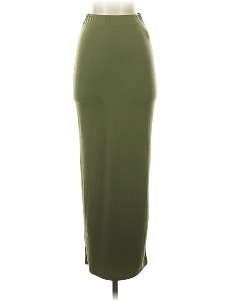 Pre-owned Forever 21 Formal Skirt In Green