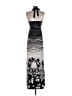 BCBGMAXAZRIA Graphic Black Casual Dress Size XS - photo 2