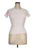 Basic Editions Stripes Pink Short Sleeve T-Shirt Size XL - photo 1