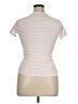 Basic Editions Stripes Pink Short Sleeve T-Shirt Size XL - photo 2