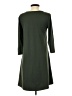 Socialite Solid Green Casual Dress Size S - photo 2