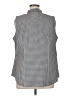 Talbots Houndstooth Gray Sleeveless Button-Down Shirt Size 16 - photo 2