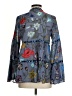 Warm 100% Cotton Blue Long Sleeve Blouse Size 0 (1) - photo 2