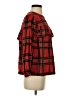 J.Crew 100% Cotton Plaid Red Long Sleeve Blouse Size S - photo 4