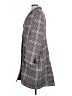 Derek Lam Collective Plaid Gray Coat Size 4852 - photo 5