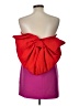 Toccin Color Block Red Purple Cocktail Dress Size 12 - photo 2