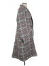Derek Lam Collective Plaid Gray Coat Size 4852 - photo 4