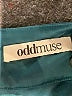 oddmuse Solid Teal Casual Skirt Size XS - photo 4