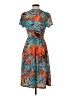 Unbranded Tropical Teal Casual Dress Size S - photo 2