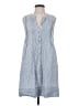 Faherty Stripes Blue Casual Dress Size XS (estimated) - photo 1