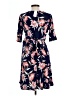 Hello Miz Blue Casual Dress Size Lg Maternity - photo 2