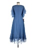 JJ's House 100% Polyester Blue Cocktail Dress Size 28 waist - photo 2