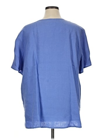Flax Short Sleeve Blouse (view 2)