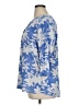 Emily Daniels Blue 3/4 Sleeve Blouse Size 1X - photo 5