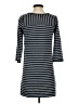 Max Studio Stripes Gray Casual Dress Size XS - photo 2