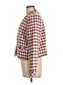 Ann Taylor Checkered-gingham Burgundy Blazer Size 12 - photo 5