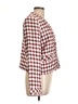 Ann Taylor Checkered-gingham Burgundy Blazer Size 12 - photo 4