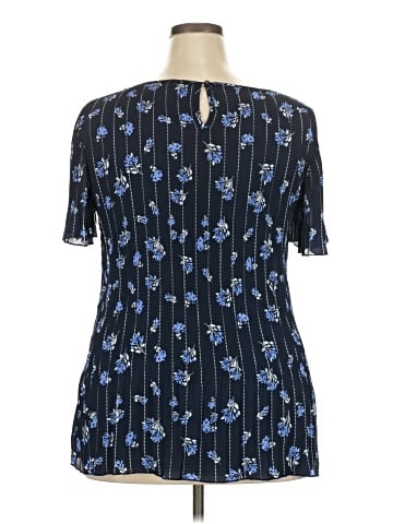 Como Blu Short Sleeve Blouse (view 2)