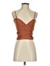 Vetta 100% Polyester Brown Sleeveless Top Size XS - photo 1