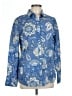 J. McLaughlin Paisley Blue Long Sleeve Button-Down Shirt Size XL - photo 1