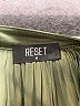 Reset 100% Polyester Green Long Sleeve Blouse Size M - photo 7