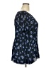 Como Blu 100% Polyester Blue Short Sleeve Blouse Size XXL - photo 4