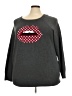 Torrid 100% Cotton Gray Pullover Sweater Size 3X Plus (3) - photo 1