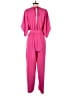Unbranded 100% Polyester Solid Pink Jumpsuit Size M - photo 2