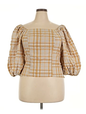Maeve by Anthropologie 3/4 Sleeve Blouse (view 1)