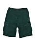 Tea Solid Green Cargo Shorts Size 7 - photo 2