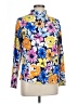 IBKUL Floral Yellow 3/4 Sleeve Blouse Size XL - photo 1